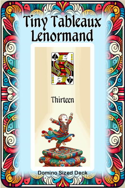 Tiny Tableaux Lenormand Domino Sized Deck